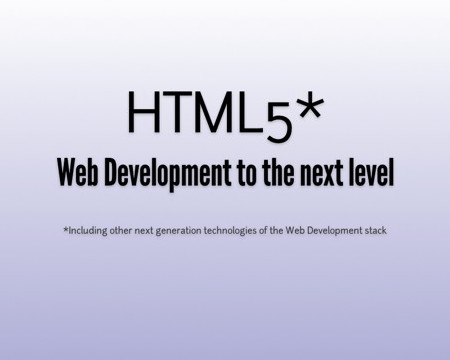 HTML5 설명 프리젠테이션 슬라이드